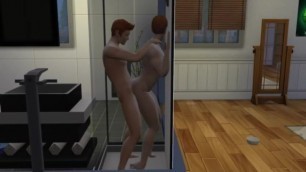 Sims 4 Hot shower sex Drago tops Alliot