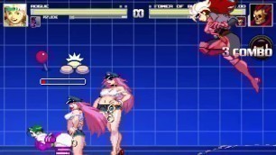 Psylocke and Rogue Mugen Ryona