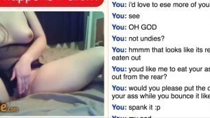 Omegle Amazing girl in sexy lingerie shows it all