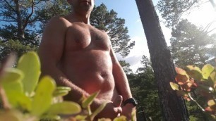 Jerking in forest. Gay. Norway. (P1)