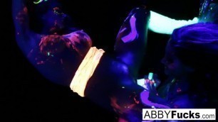 Black Light Rainy Night with Abigal Mac & Ava Addams