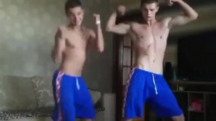 Sexy teen brothers dance