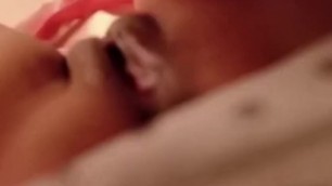 Licking my asian wife pussy