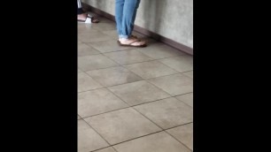 Candid mature woman mexican feet