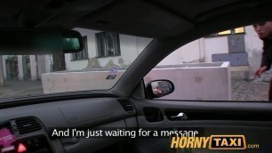 HornyTaxi Kristine pays with her pussy when she cant afford t