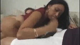 Indian Babe Works On Two Cocks