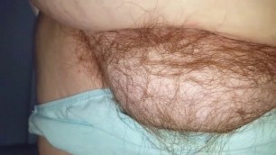 feeling her big heavy tits,nipples & hairy bush