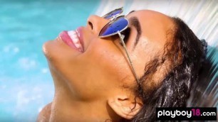 Glamorous Ebony Briana Ashley Teased In Fancy Lingerie In Front Of A Mirror Hd Porn 2020