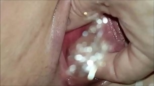 Chubby Amateur Squirts Hot Closeup